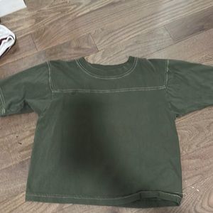 Women baggy crop top